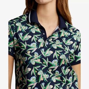 RLX Ralph Lauren Navy Floral Golf Polo